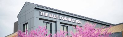 Picture of the Blue Connection building on campus